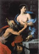 Giovanni Domenico Cerrini Carita Romana oil painting on canvas
